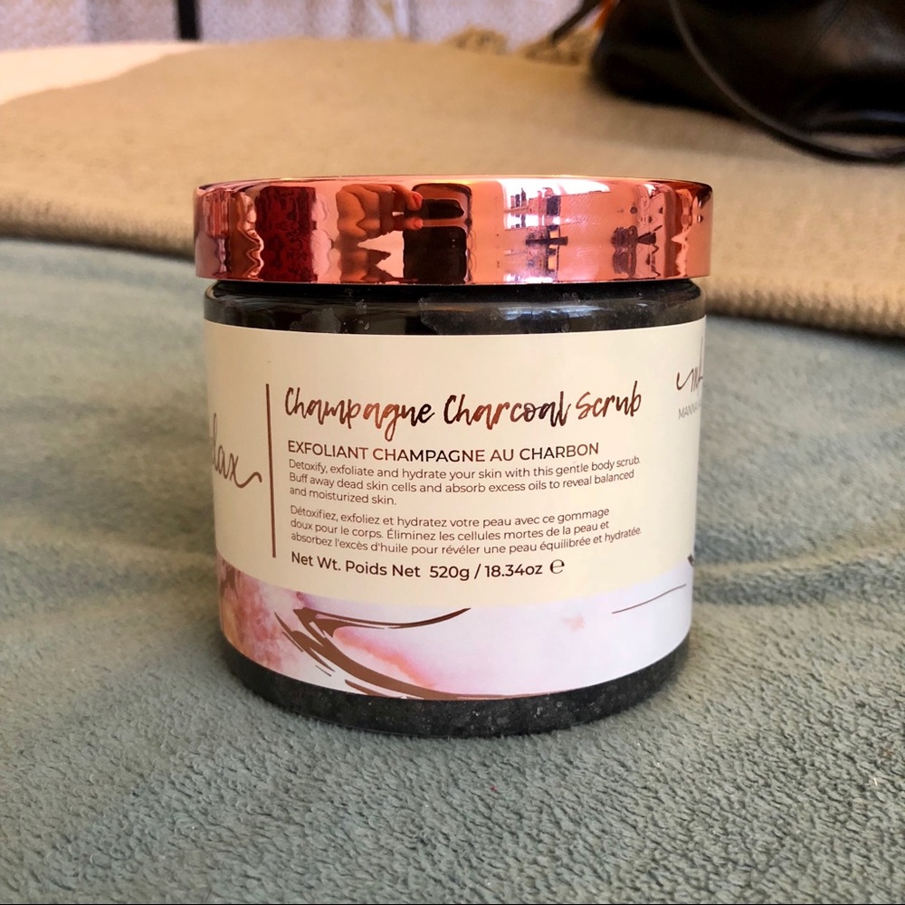 Champagne Charcoal Scrub